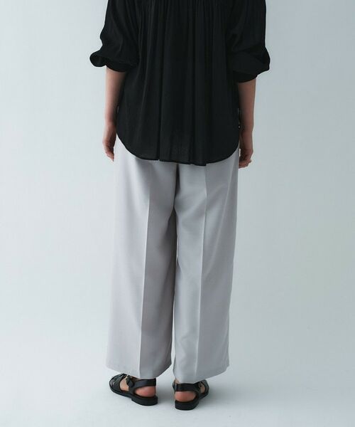 cloenc / クロエンス パンツ | 【接触冷感／UVカット／マシンウォッシュ】イージーワイドパンツ | 詳細7