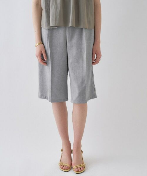 cloenc / クロエンス ショート・ハーフ・半端丈パンツ | 【セットアップ／接触冷感／マシンウォッシュ】リネンライクハーフパンツ | 詳細17