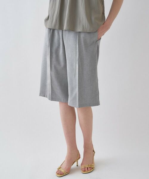 cloenc / クロエンス ショート・ハーフ・半端丈パンツ | 【セットアップ／接触冷感／マシンウォッシュ】リネンライクハーフパンツ | 詳細18