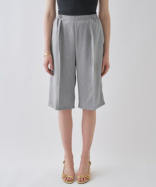 cloenc / クロエンス ショート・ハーフ・半端丈パンツ | 【セットアップ／接触冷感／マシンウォッシュ】リネンライクハーフパンツ | 詳細19