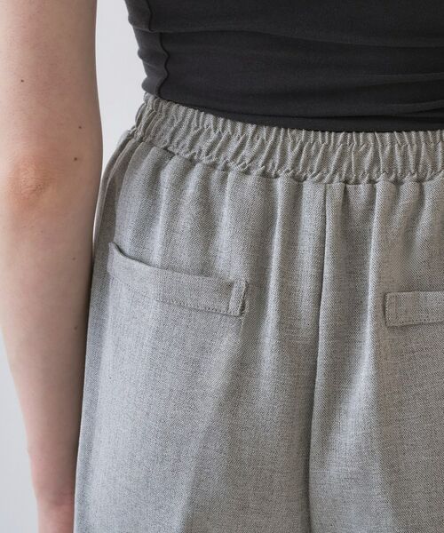 cloenc / クロエンス ショート・ハーフ・半端丈パンツ | 【セットアップ／接触冷感／マシンウォッシュ】リネンライクハーフパンツ | 詳細24