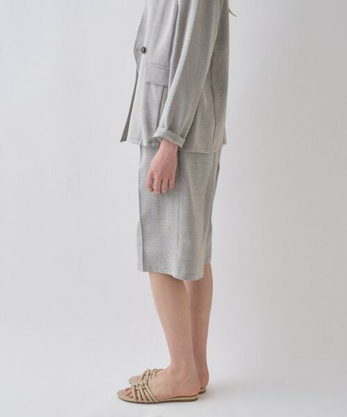 cloenc / クロエンス ショート・ハーフ・半端丈パンツ | 【セットアップ／接触冷感／マシンウォッシュ】リネンライクハーフパンツ | 詳細5