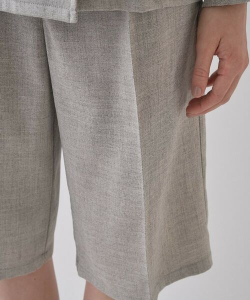 cloenc / クロエンス ショート・ハーフ・半端丈パンツ | 【セットアップ／接触冷感／マシンウォッシュ】リネンライクハーフパンツ | 詳細7