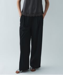 cloenc / クロエンス パンツ | 【接触冷感／UVカット／マシンウォッシュ】エアリークロスストレートパンツ