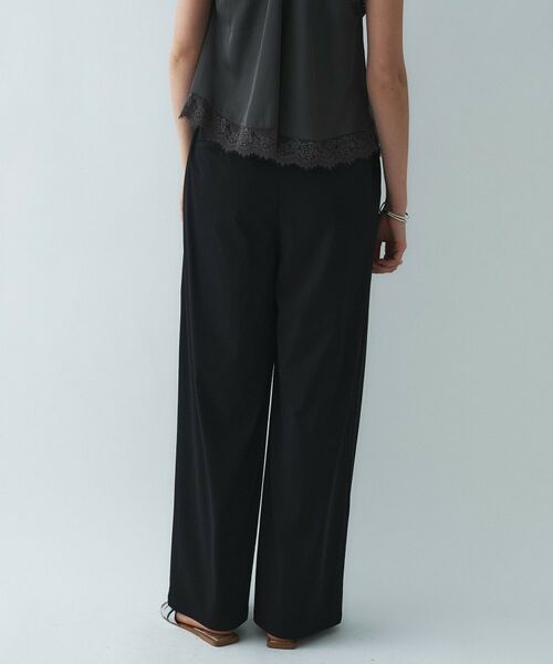 cloenc / クロエンス パンツ | 【接触冷感／UVカット／マシンウォッシュ】エアリークロスストレートパンツ | 詳細15