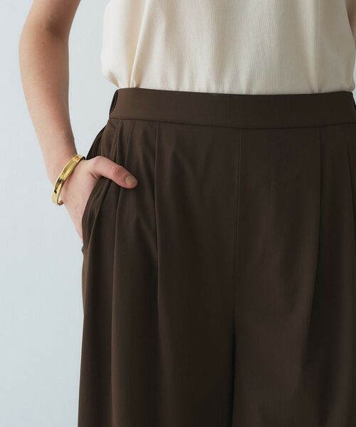 cloenc / クロエンス パンツ | 【接触冷感／UVカット／マシンウォッシュ】エアリークロスストレートパンツ | 詳細20