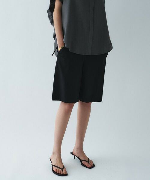 cloenc / クロエンス ショート・ハーフ・半端丈パンツ | 【接触冷感／UVカット／マシンウォッシュ】ギャザーリボンハーフパンツ | 詳細11