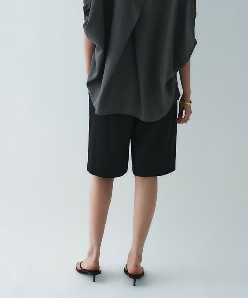 cloenc / クロエンス ショート・ハーフ・半端丈パンツ | 【接触冷感／UVカット／マシンウォッシュ】ギャザーリボンハーフパンツ | 詳細12