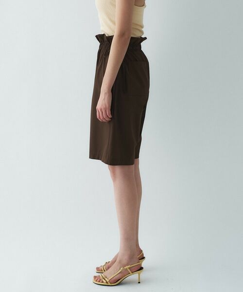 cloenc / クロエンス ショート・ハーフ・半端丈パンツ | 【接触冷感／UVカット／マシンウォッシュ】ギャザーリボンハーフパンツ | 詳細15