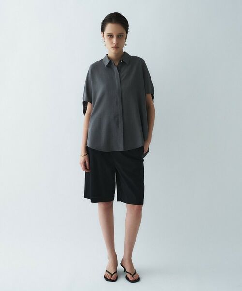 cloenc / クロエンス ショート・ハーフ・半端丈パンツ | 【接触冷感／UVカット／マシンウォッシュ】ギャザーリボンハーフパンツ | 詳細8