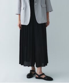 cloenc / クロエンス ショート・ハーフ・半端丈パンツ | 【手洗い可】エアリーローンガウチョパンツ