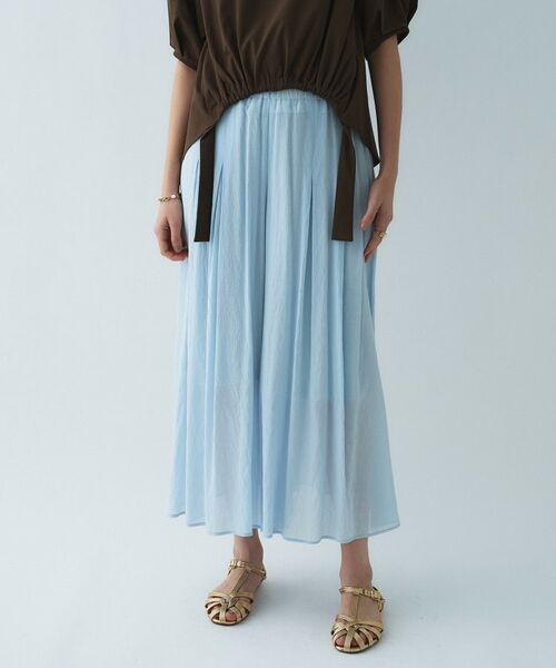 cloenc / クロエンス ショート・ハーフ・半端丈パンツ | 【手洗い可】エアリーローンガウチョパンツ | 詳細10