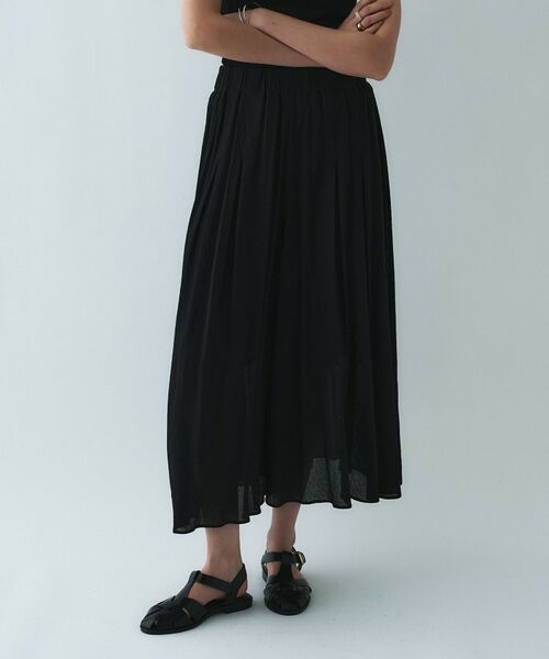 cloenc / クロエンス ショート・ハーフ・半端丈パンツ | 【手洗い可】エアリーローンガウチョパンツ | 詳細14