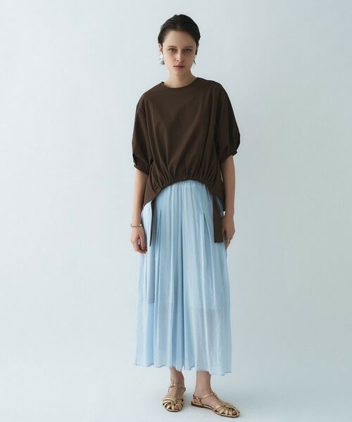 cloenc / クロエンス ショート・ハーフ・半端丈パンツ | 【手洗い可】エアリーローンガウチョパンツ | 詳細8