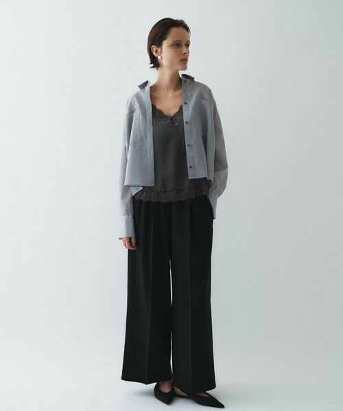 cloenc / クロエンス シャツ・ブラウス | 【手洗い可】シアーストライプシャツ | 詳細12