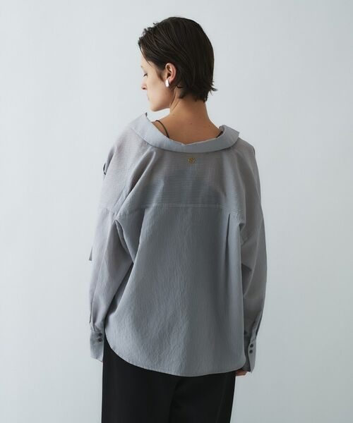 cloenc / クロエンス シャツ・ブラウス | 【手洗い可】シアーストライプシャツ | 詳細16