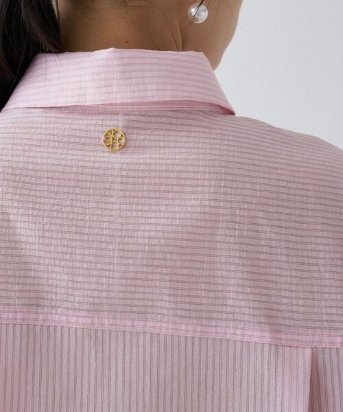 cloenc / クロエンス シャツ・ブラウス | 【手洗い可】シアーストライプシャツ | 詳細23