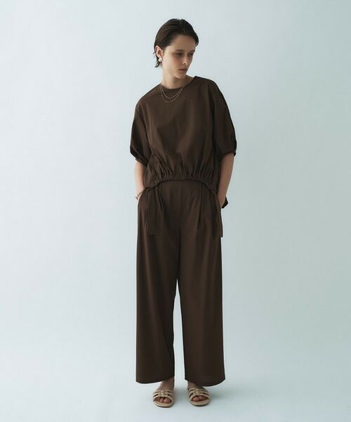 cloenc / クロエンス シャツ・ブラウス | 【接触冷感／UVカット／マシンウォッシュ】エアリーパフスリーブプルオーバー | 詳細1