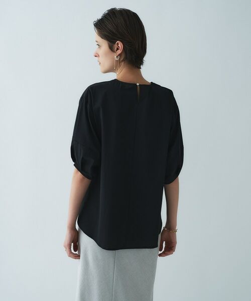 cloenc / クロエンス シャツ・ブラウス | 【接触冷感／UVカット／マシンウォッシュ】エアリーパフスリーブプルオーバー | 詳細10