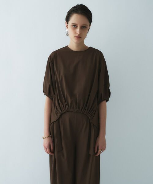 cloenc / クロエンス シャツ・ブラウス | 【接触冷感／UVカット／マシンウォッシュ】エアリーパフスリーブプルオーバー | 詳細12