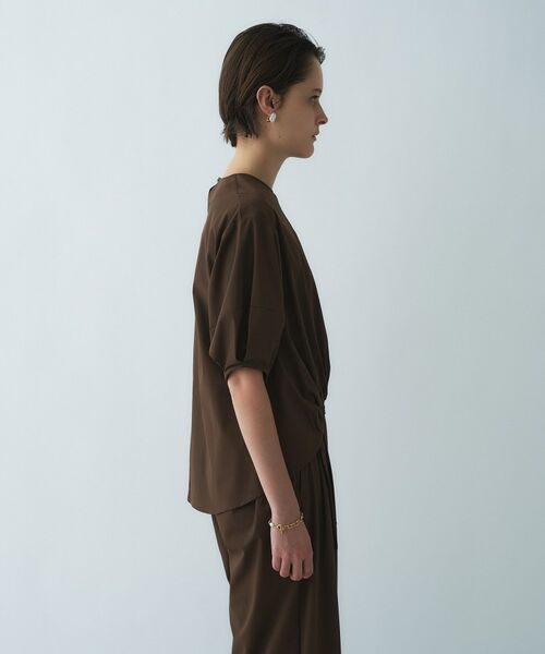 cloenc / クロエンス シャツ・ブラウス | 【接触冷感／UVカット／マシンウォッシュ】エアリーパフスリーブプルオーバー | 詳細13