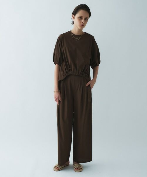 cloenc / クロエンス シャツ・ブラウス | 【接触冷感／UVカット／マシンウォッシュ】エアリーパフスリーブプルオーバー | 詳細2