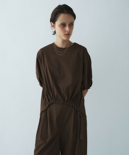 cloenc / クロエンス シャツ・ブラウス | 【接触冷感／UVカット／マシンウォッシュ】エアリーパフスリーブプルオーバー | 詳細4