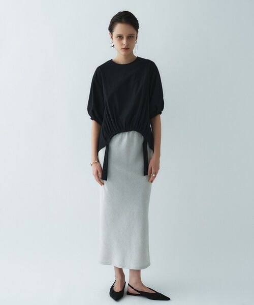 cloenc / クロエンス シャツ・ブラウス | 【接触冷感／UVカット／マシンウォッシュ】エアリーパフスリーブプルオーバー | 詳細5