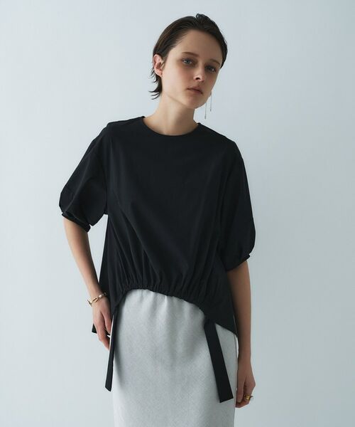 cloenc / クロエンス シャツ・ブラウス | 【接触冷感／UVカット／マシンウォッシュ】エアリーパフスリーブプルオーバー | 詳細8