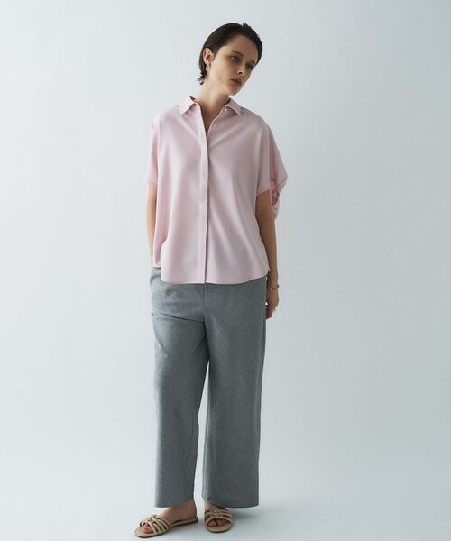 cloenc / クロエンス シャツ・ブラウス | 【接触冷感／UVカット／マシンウォッシュ】バルーンオーバーシャツ | 詳細10