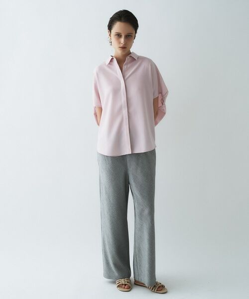 cloenc / クロエンス シャツ・ブラウス | 【接触冷感／UVカット／マシンウォッシュ】バルーンオーバーシャツ | 詳細11