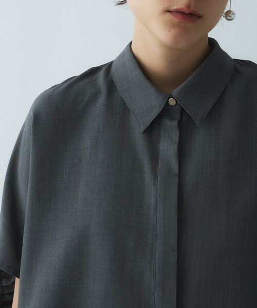 cloenc / クロエンス シャツ・ブラウス | 【接触冷感／UVカット／マシンウォッシュ】バルーンオーバーシャツ | 詳細16