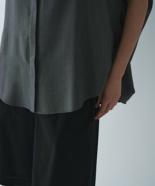 cloenc / クロエンス シャツ・ブラウス | 【接触冷感／UVカット／マシンウォッシュ】バルーンオーバーシャツ | 詳細17