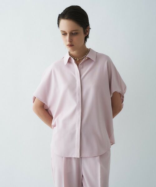 cloenc / クロエンス シャツ・ブラウス | 【接触冷感／UVカット／マシンウォッシュ】バルーンオーバーシャツ | 詳細5