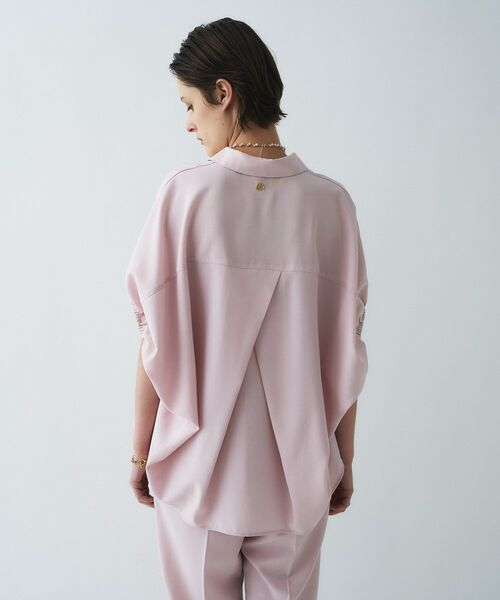 cloenc / クロエンス シャツ・ブラウス | 【接触冷感／UVカット／マシンウォッシュ】バルーンオーバーシャツ | 詳細7