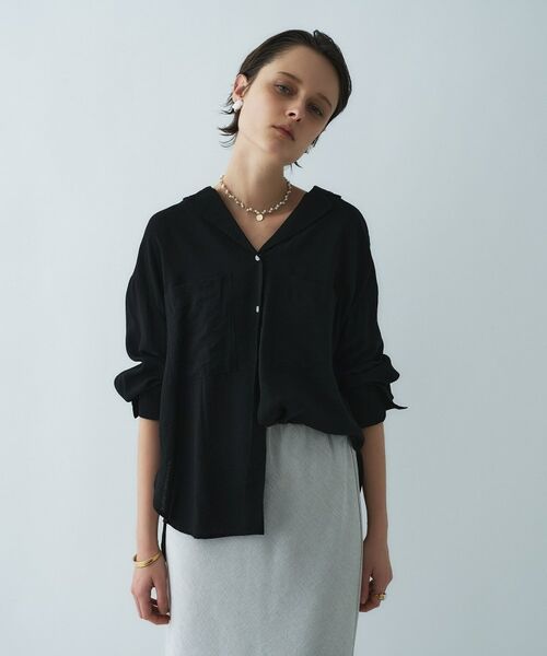 cloenc / クロエンス シャツ・ブラウス | 【手洗い可】テーラードカラーシャツ | 詳細15