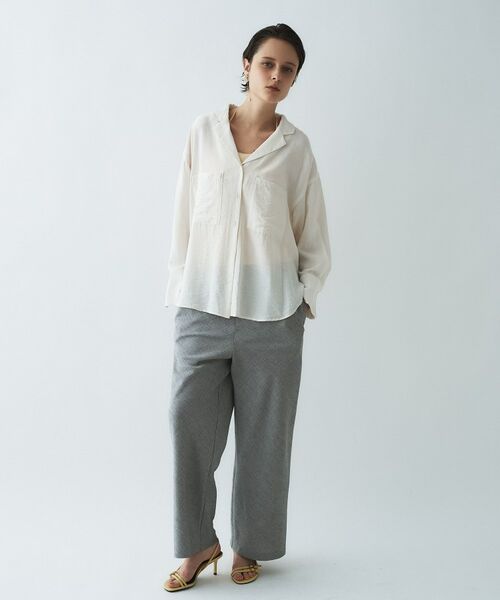 cloenc / クロエンス シャツ・ブラウス | 【手洗い可】テーラードカラーシャツ | 詳細2