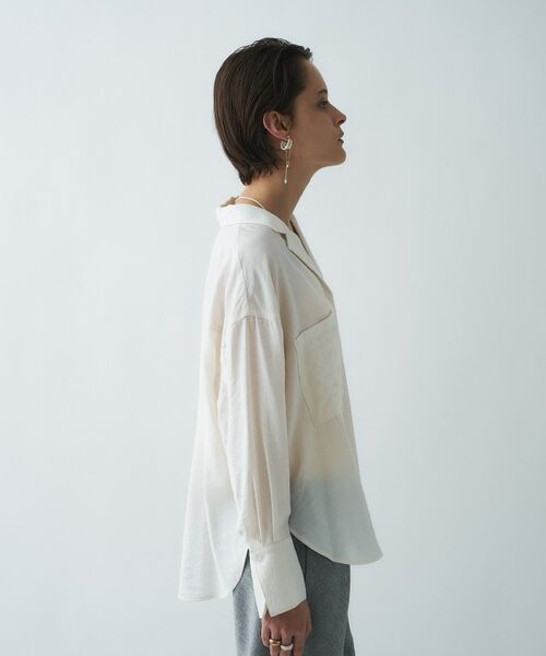 cloenc / クロエンス シャツ・ブラウス | 【手洗い可】テーラードカラーシャツ | 詳細5