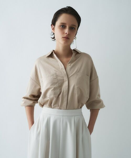 cloenc / クロエンス シャツ・ブラウス | 【手洗い可】サテンシャツ | 詳細10