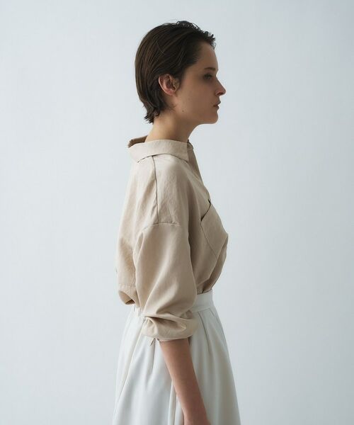 cloenc / クロエンス シャツ・ブラウス | 【手洗い可】サテンシャツ | 詳細11