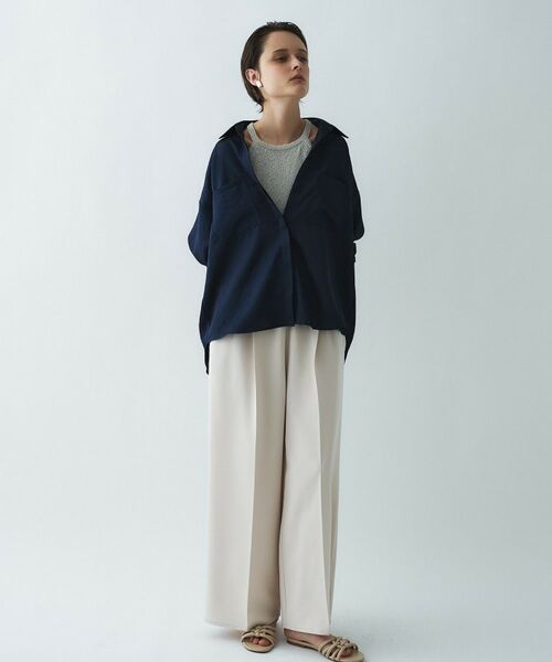 cloenc / クロエンス シャツ・ブラウス | 【手洗い可】サテンシャツ | 詳細15