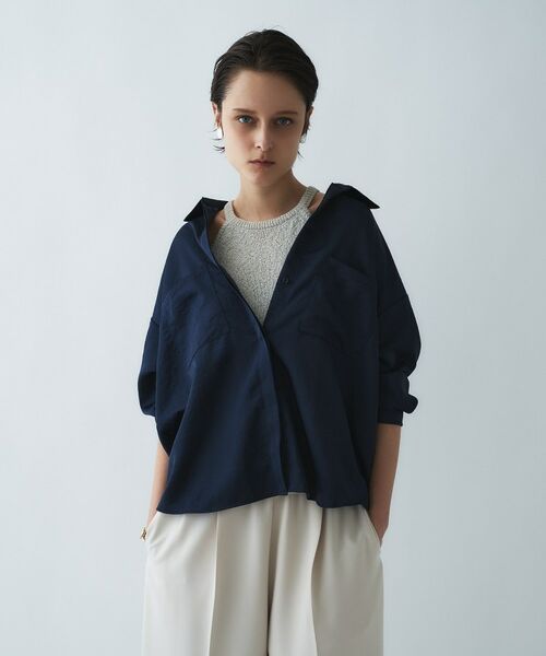 cloenc / クロエンス シャツ・ブラウス | 【手洗い可】サテンシャツ | 詳細16