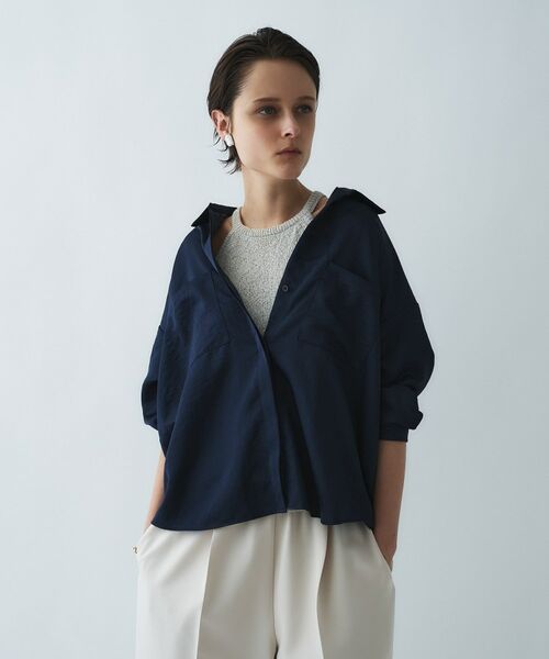 cloenc / クロエンス シャツ・ブラウス | 【手洗い可】サテンシャツ | 詳細17