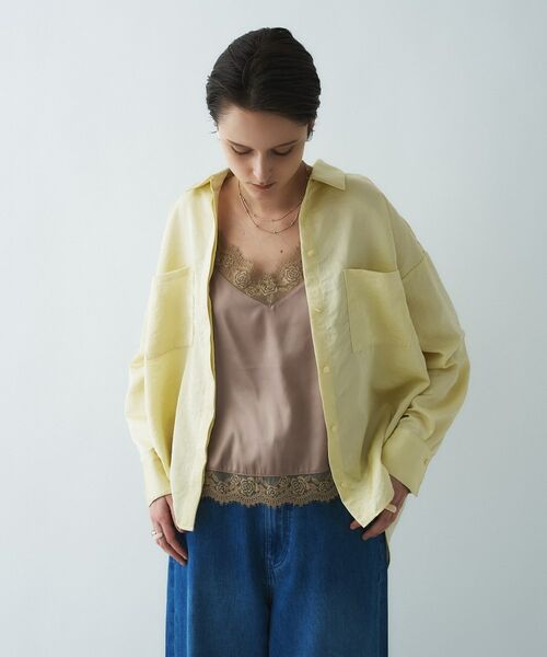 cloenc / クロエンス シャツ・ブラウス | 【手洗い可】サテンシャツ | 詳細23