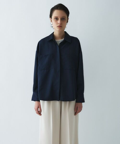 cloenc / クロエンス シャツ・ブラウス | 【手洗い可】サテンシャツ | 詳細27