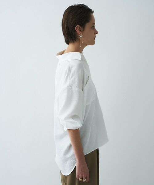 cloenc / クロエンス シャツ・ブラウス | 【手洗い可】サテンシャツ | 詳細5