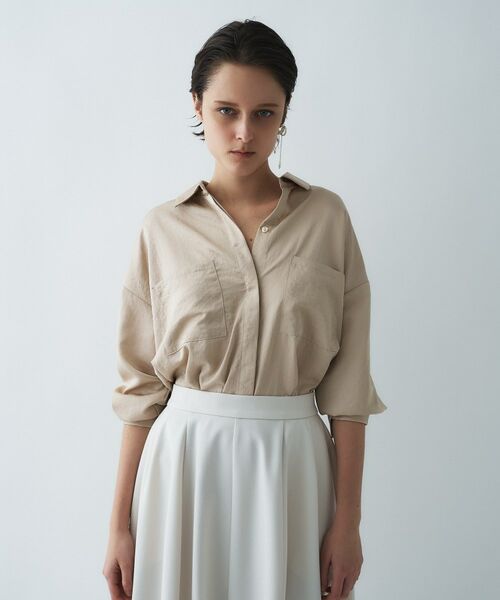cloenc / クロエンス シャツ・ブラウス | 【手洗い可】サテンシャツ | 詳細9