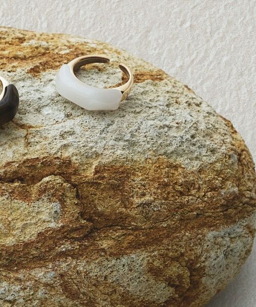 cloenc / クロエンス リング | ストーンリング（オフホワイト(003)）