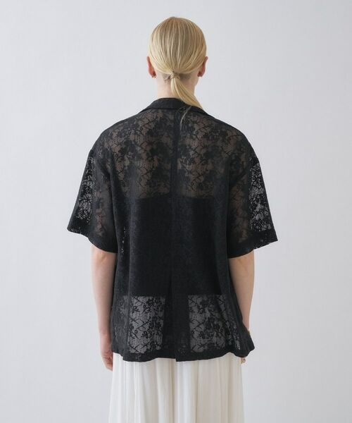 cloenc / クロエンス テーラードジャケット | シアーフラワーメッシュジャケット | 詳細12
