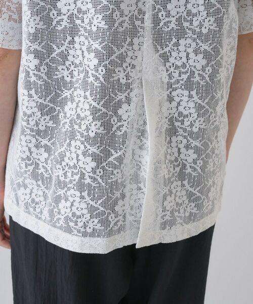 cloenc / クロエンス テーラードジャケット | シアーフラワーメッシュジャケット | 詳細19